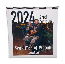 'The Sexy Men of Pinball 2024 Calendar